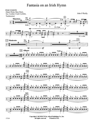 Fantasia on an Irish Hymn: 1st Percussion