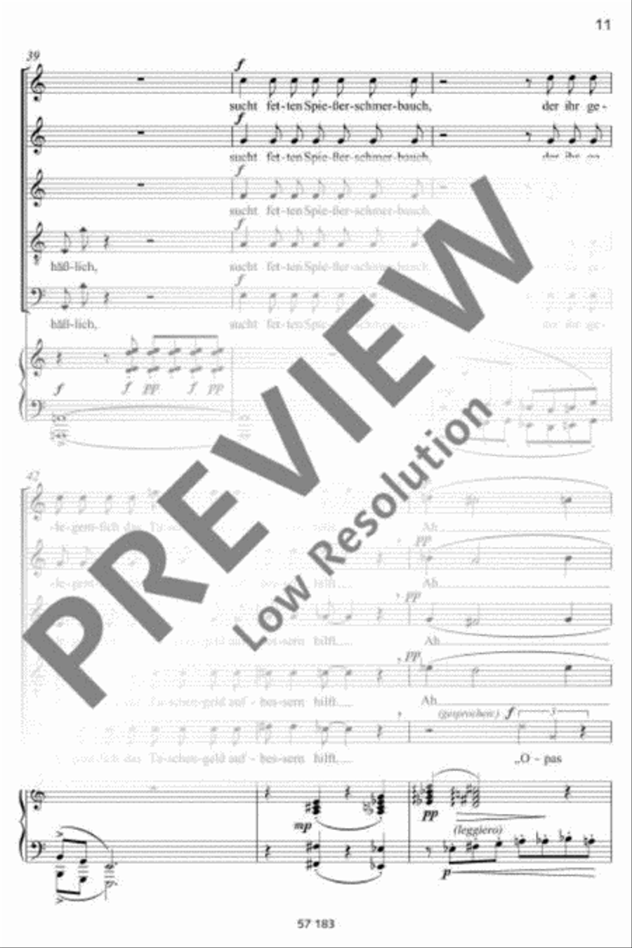 Variationen über die Liebe Mixed Choir scores gallery preview page 12