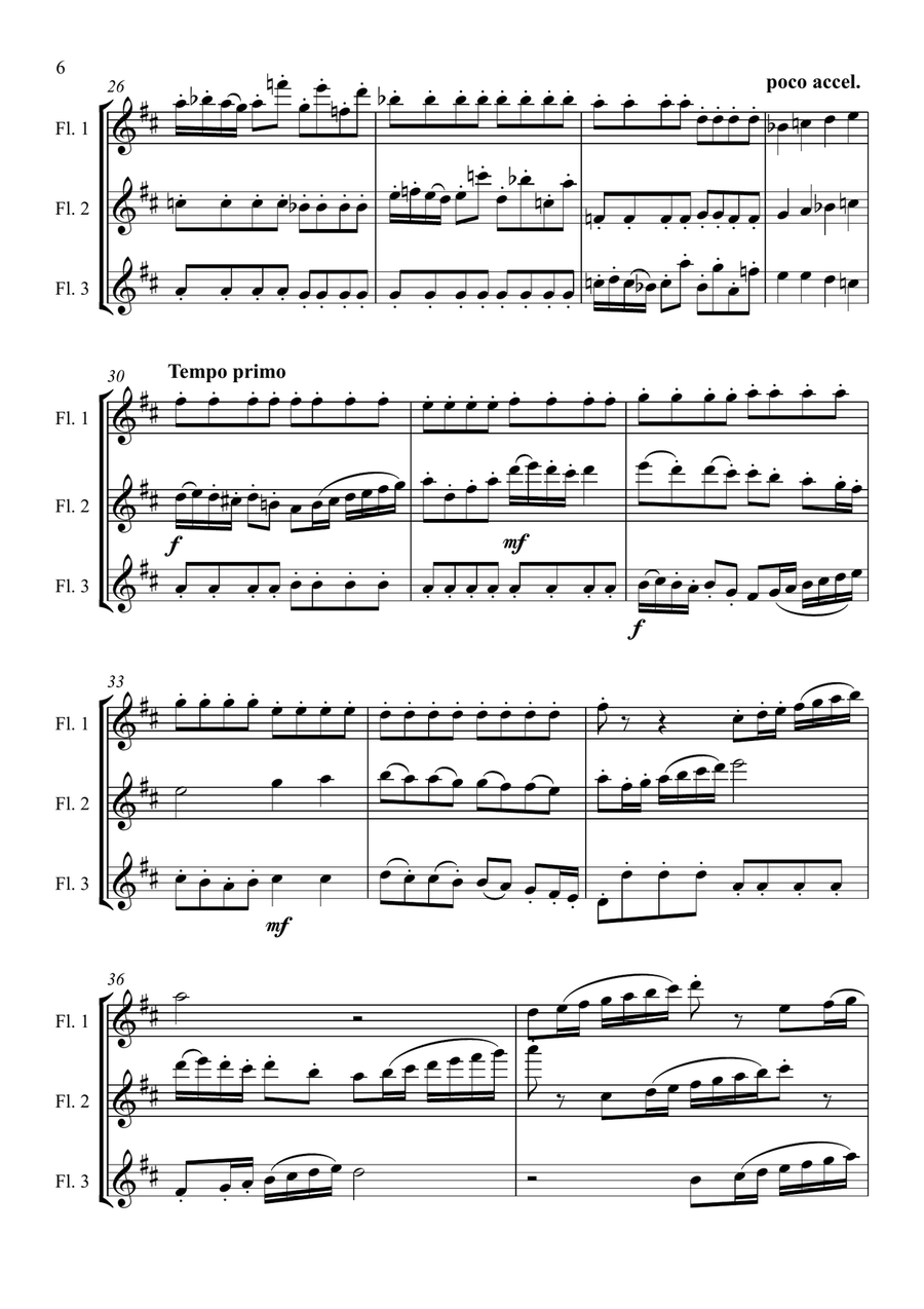 Flute Trio - Three Is Not A Crowd Flute Trio scores gallery preview page 6