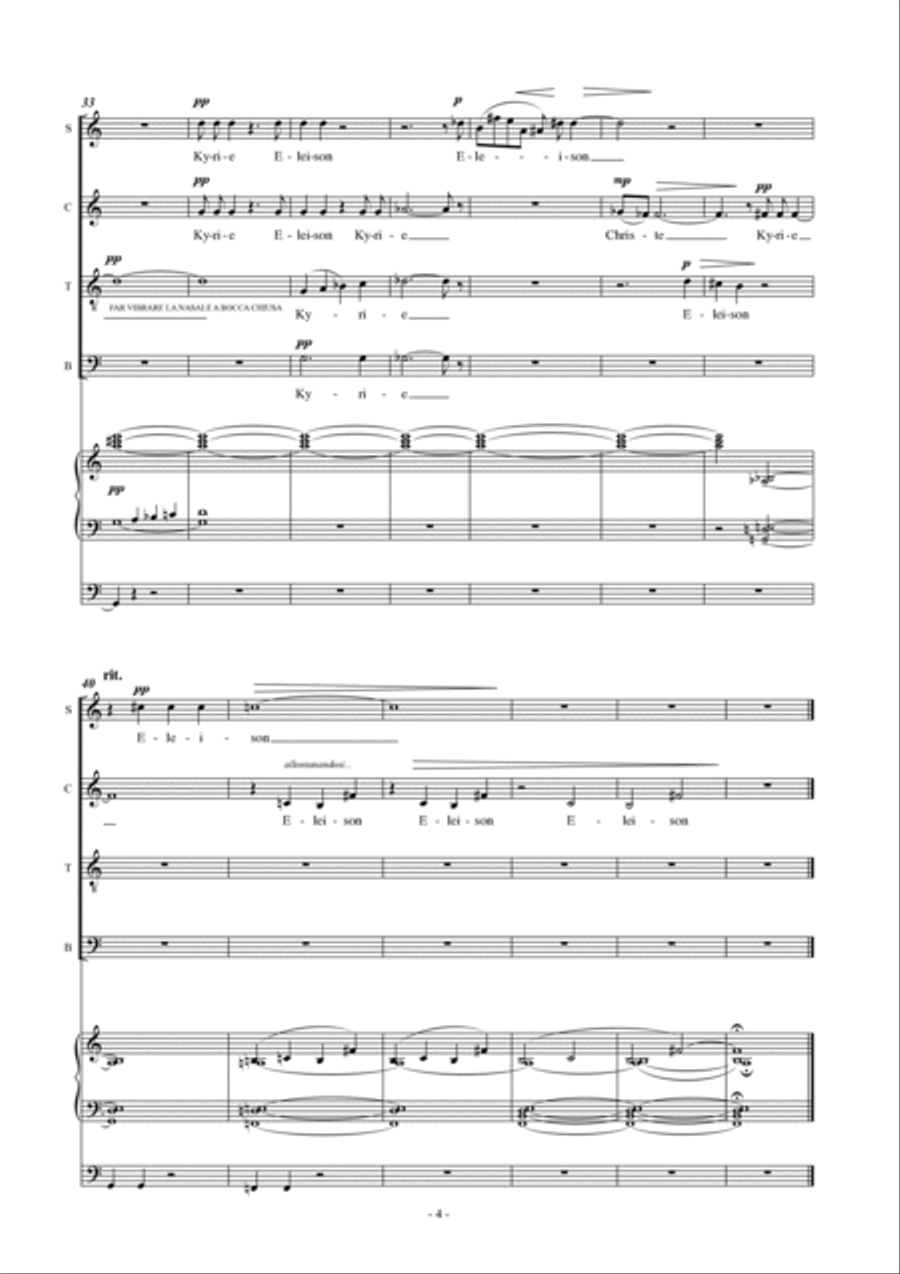 Alberto Cara : Missa Parva (ES-20-046) 4-Part scores gallery preview page 5