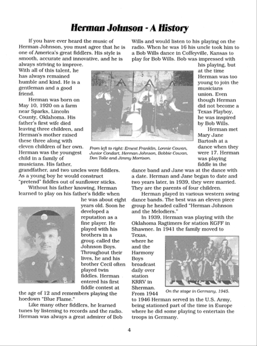 Herman Johnson Master Fiddler Violin scores gallery preview page 10