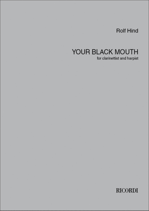 Book cover for Your black mouth