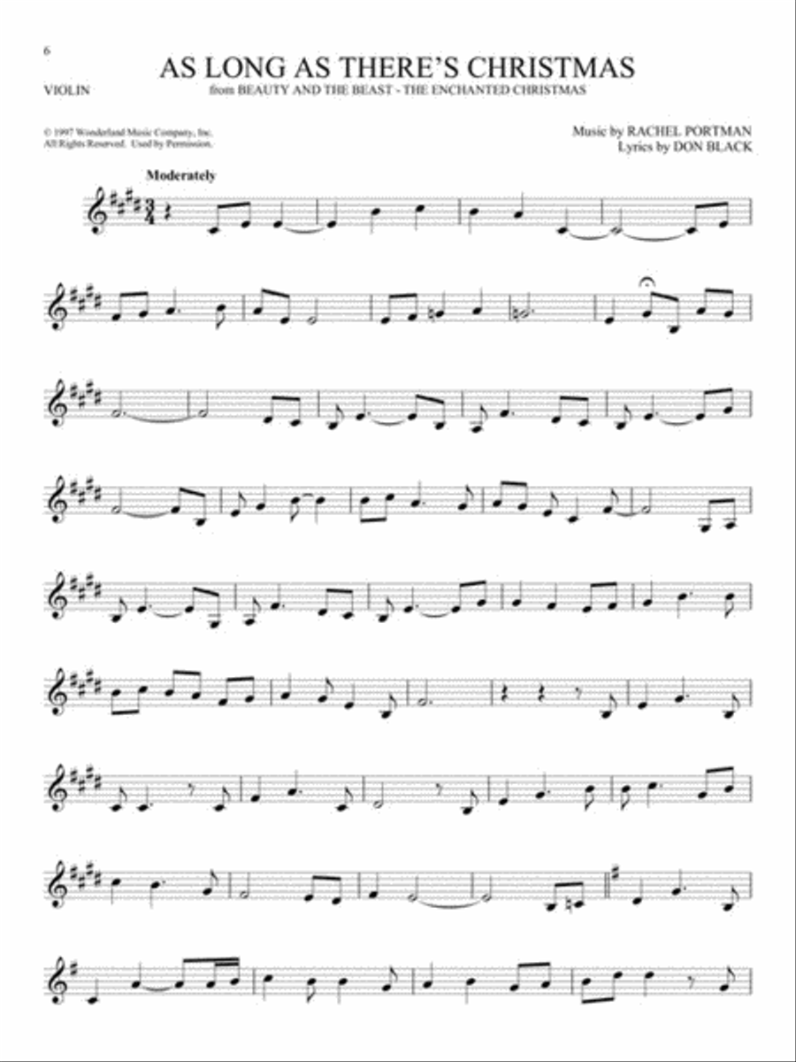 101 Christmas Songs Violin Solo scores gallery preview page 5