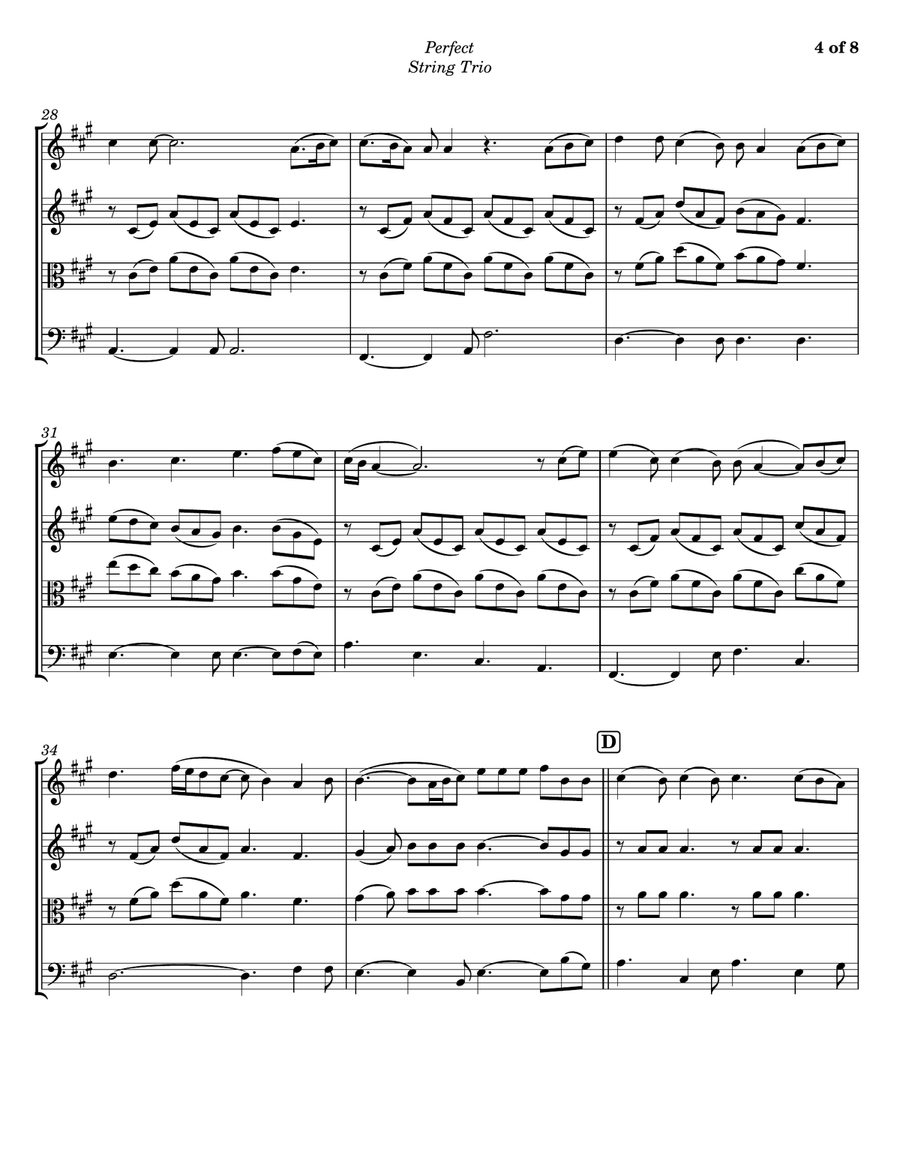 Perfect String Trio scores gallery preview page 4