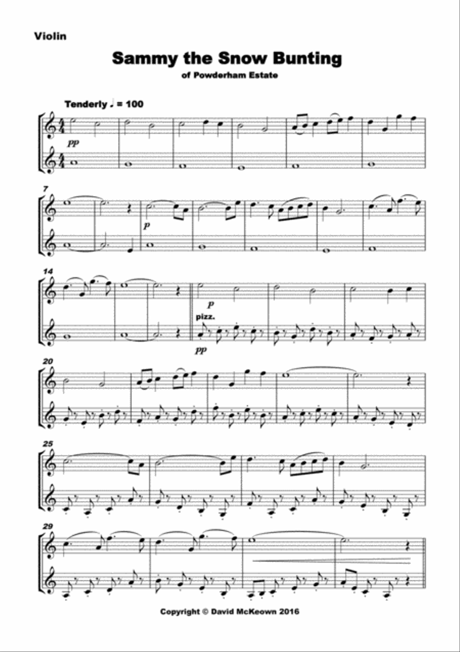 6 Concert Duets for Violin in a Classical Style String Duet scores gallery preview page 1
