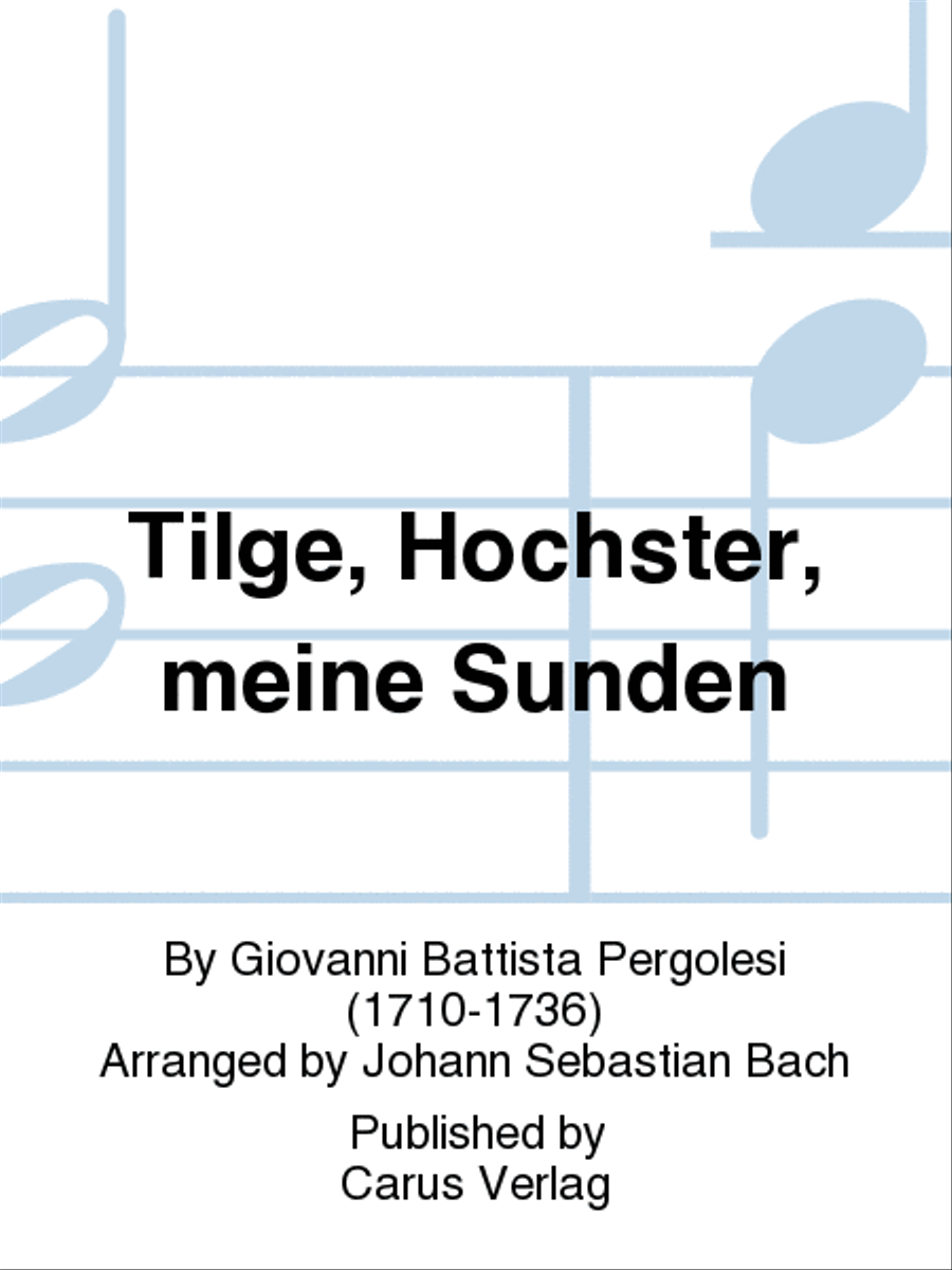Tilge, Hochster, meine Sunden Violin scores gallery preview page 1