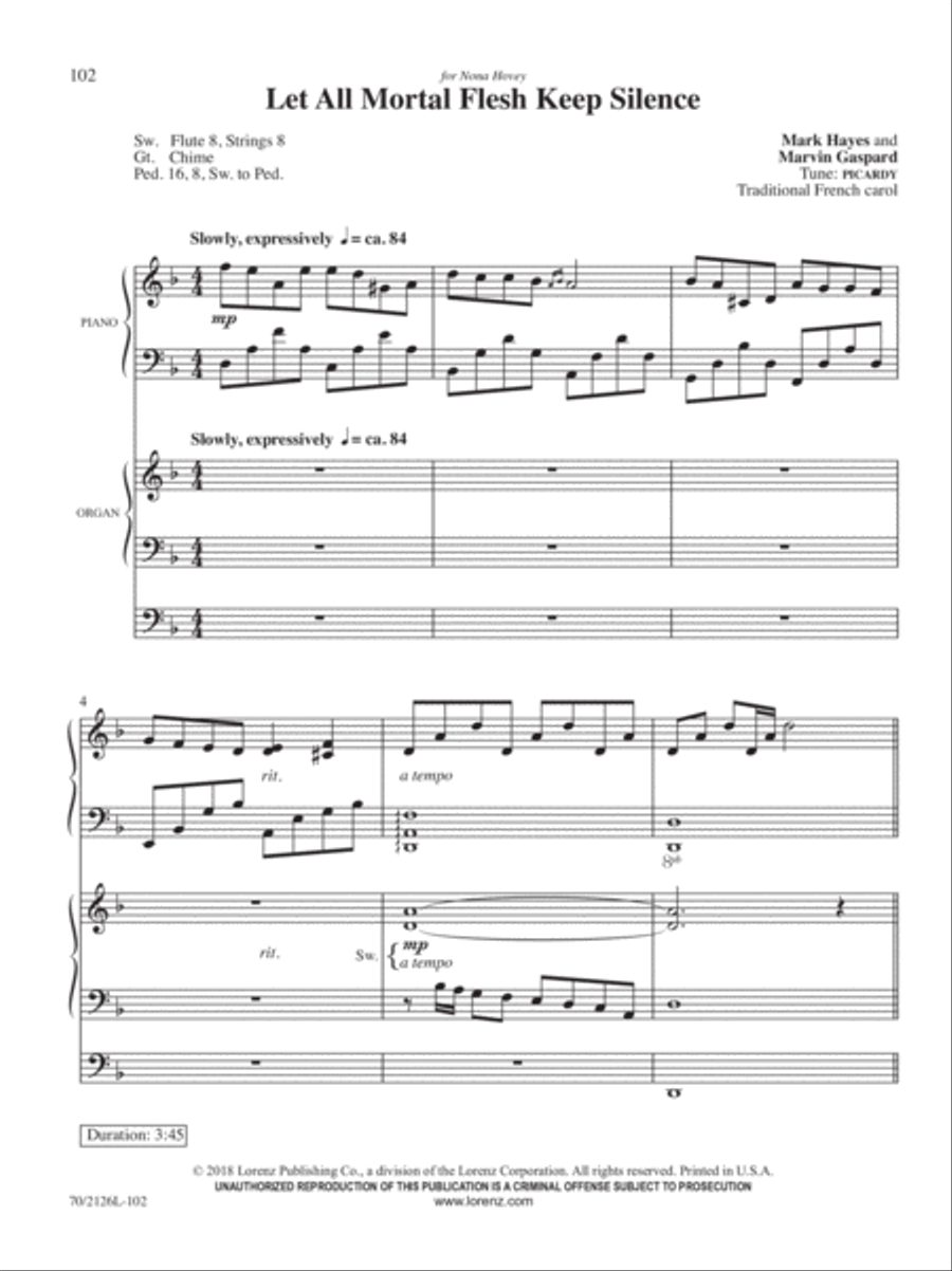 O God, Our Help in Ages Past Organ scores gallery preview page 8