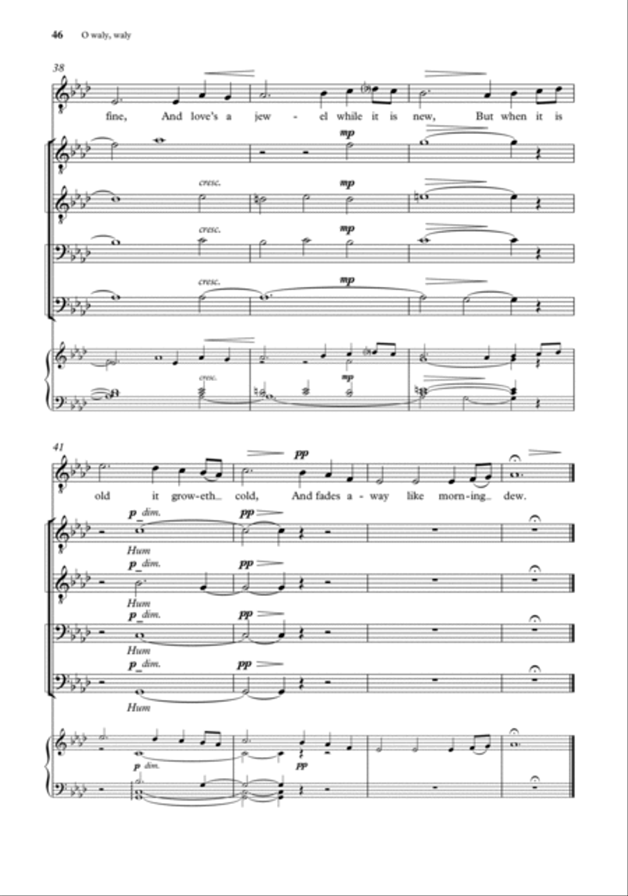 John Rutter Choral Works for TTBB choirs TTBB scores gallery preview page 16