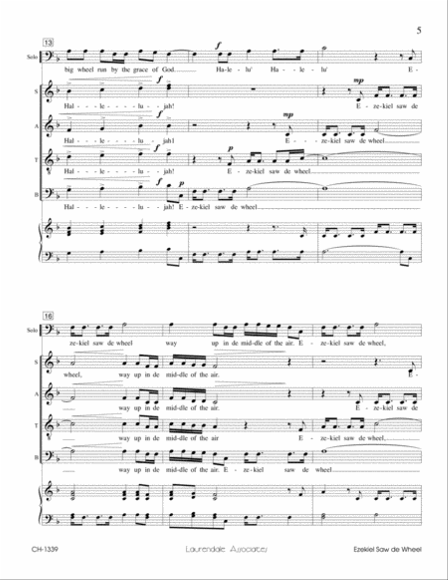 Ezekiel Saw de Wheel Ezekiel Saw de Wheel 4-Part scores gallery preview page 4