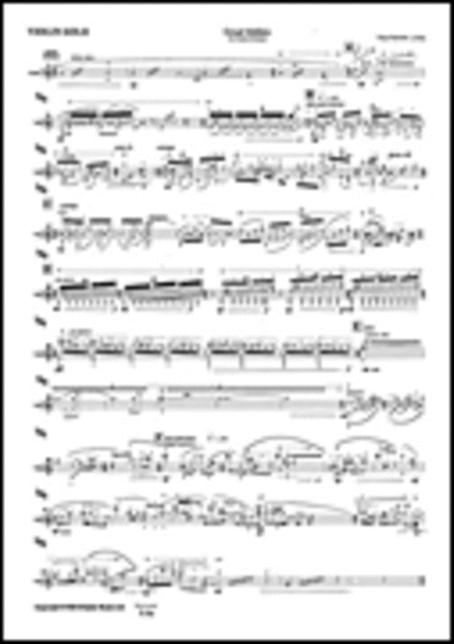 Graal Theatre for Violin and Orchestra Violin Solo scores gallery preview page 1