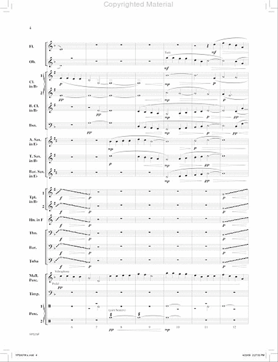 Whispering Pines Concert Band scores gallery preview page 5