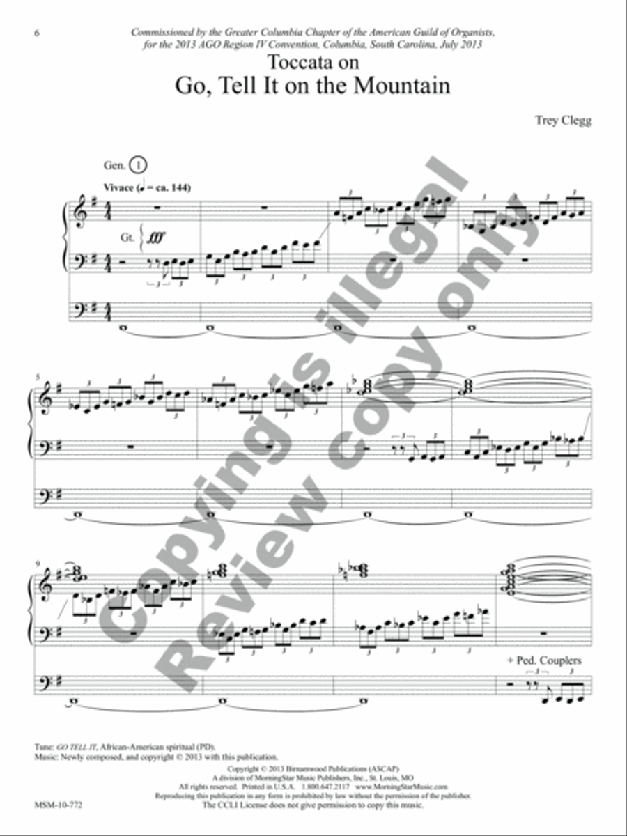 Praise, My Soul: Three Joyful Hymn Arrangements Organ scores gallery preview page 3