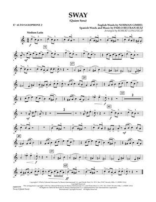 Sway (quien Sera) Dl - Eb Alto Saxophone 2