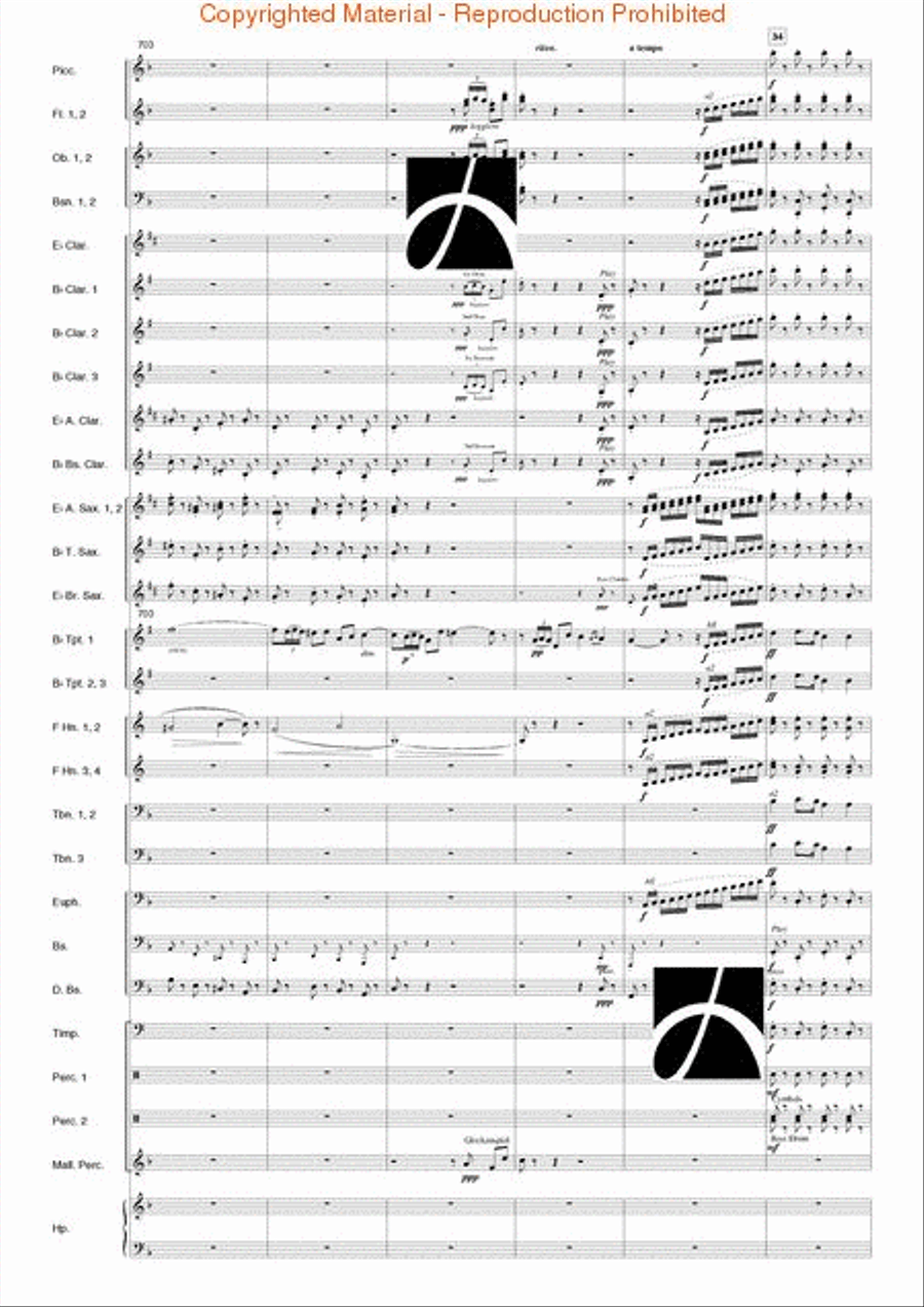 Carmen Suite Carmen Suite Concert Band scores gallery preview page 76