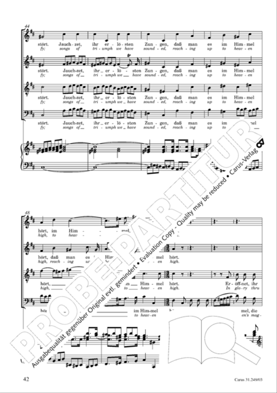 Osteroratorium 4-Part scores gallery preview page 43