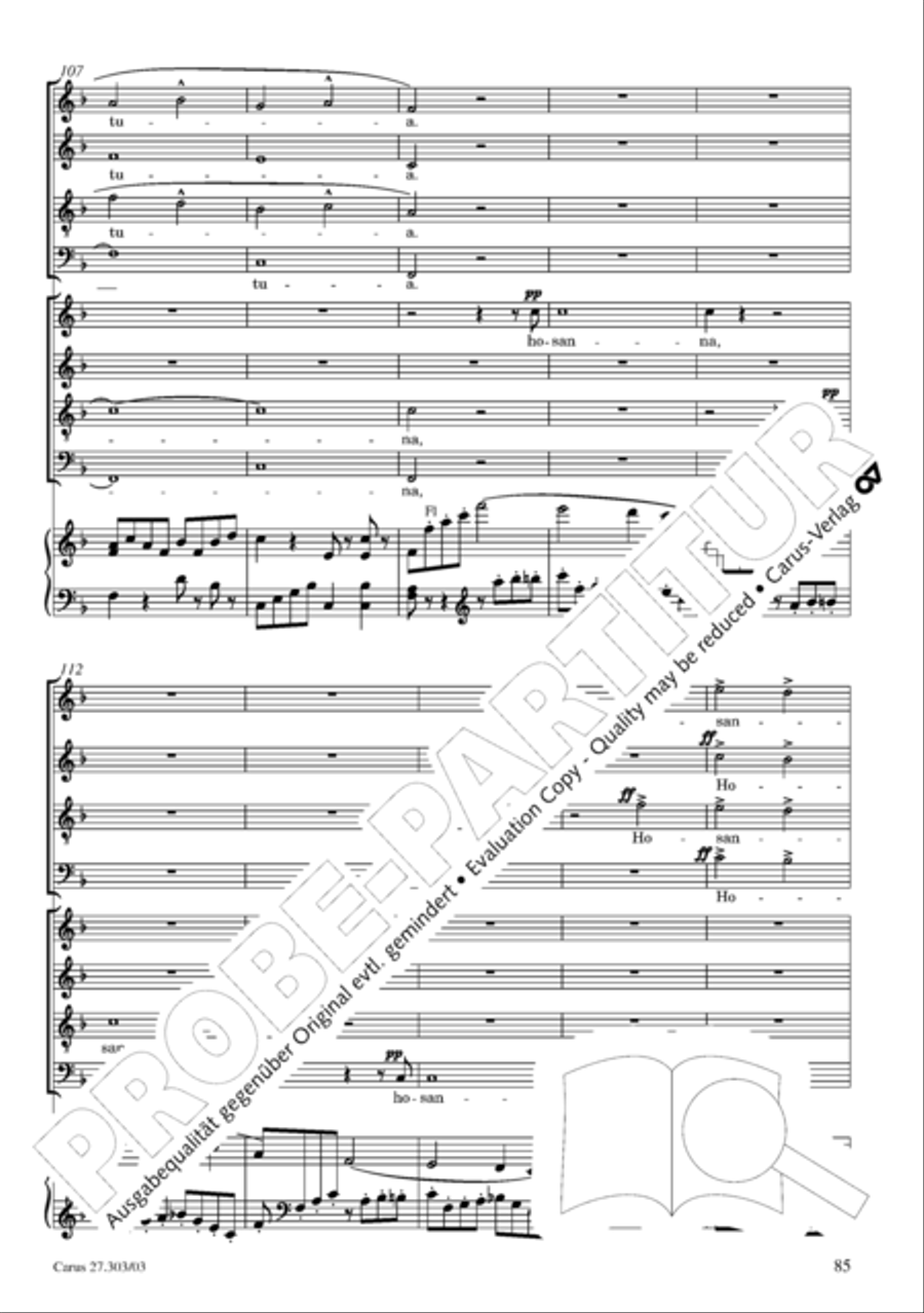 Messa da Requiem 4-Part scores gallery preview page 86