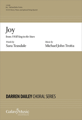 Joy from I Will Sing to the Stars (Piano/Choral Score)