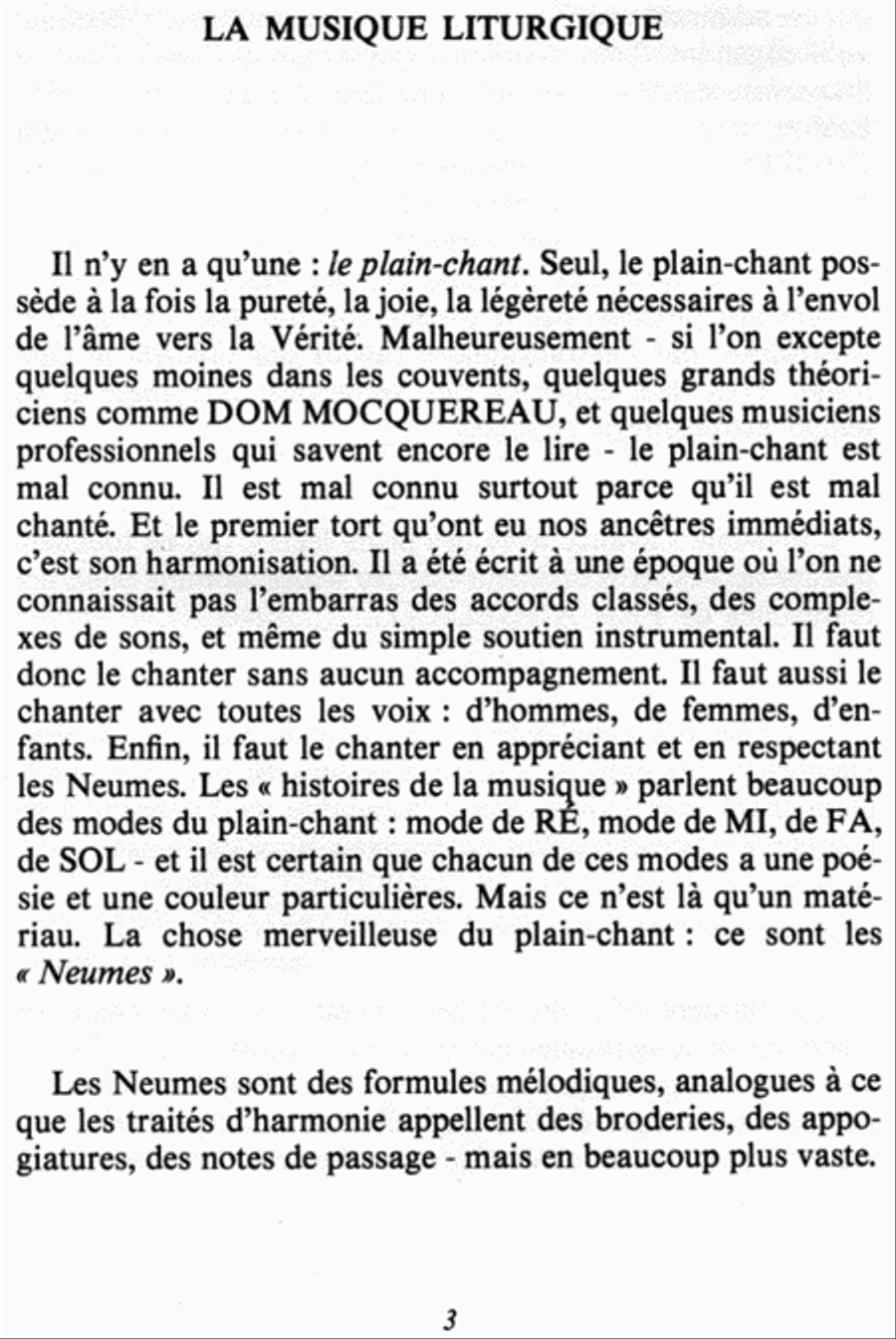 Messiaen Olivier Conference De Notre Dame La Musique Sacree Book Collection / Songbook scores gallery preview page 2