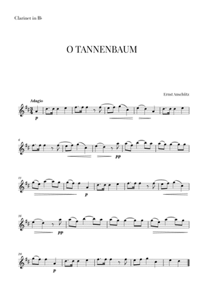 O Tannenbaum for Clarinet