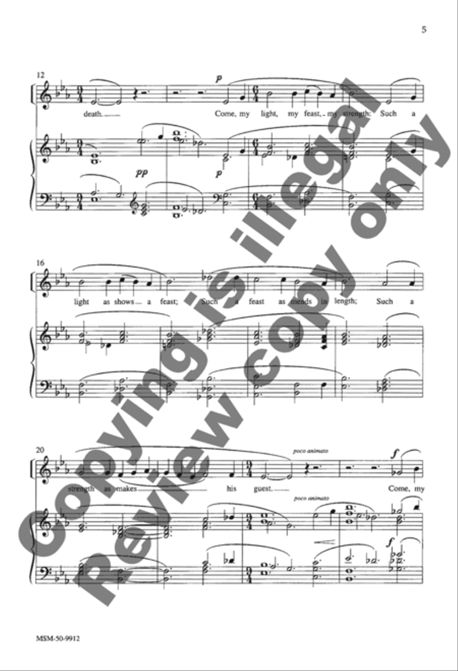 The Call Unison Choir scores gallery preview page 3