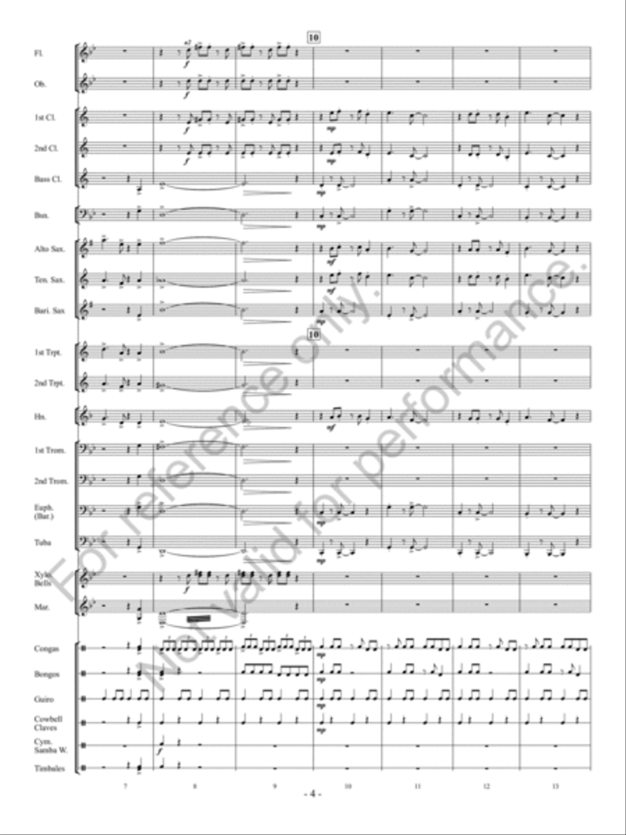 Calle Arriba! Concert Band scores gallery preview page 5