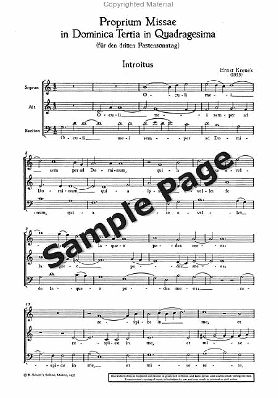 Proprium Missae 4-Part scores gallery preview page 2