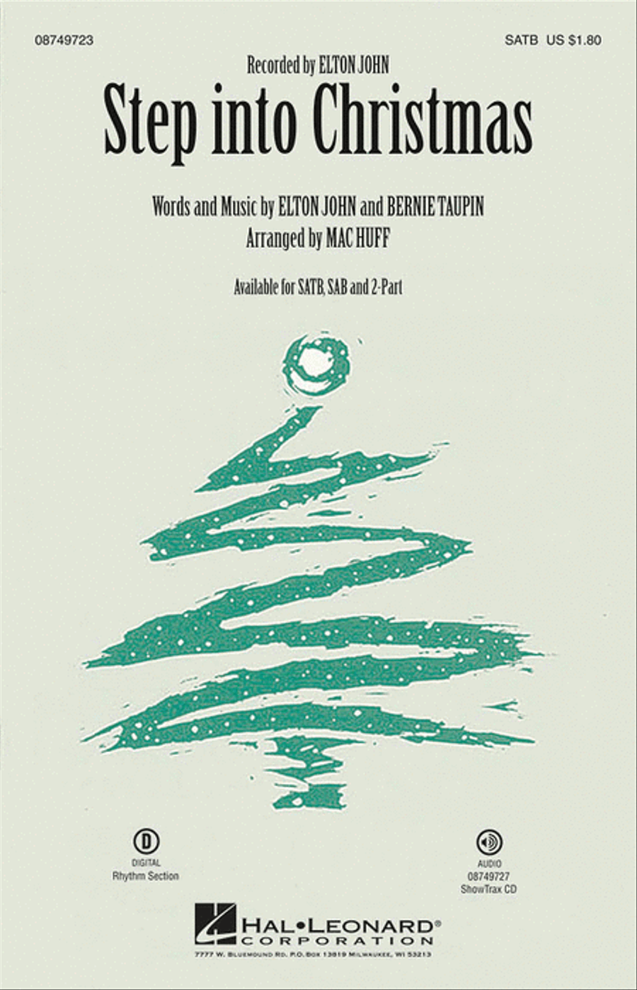 Step into Christmas 4-Part scores gallery preview page 1
