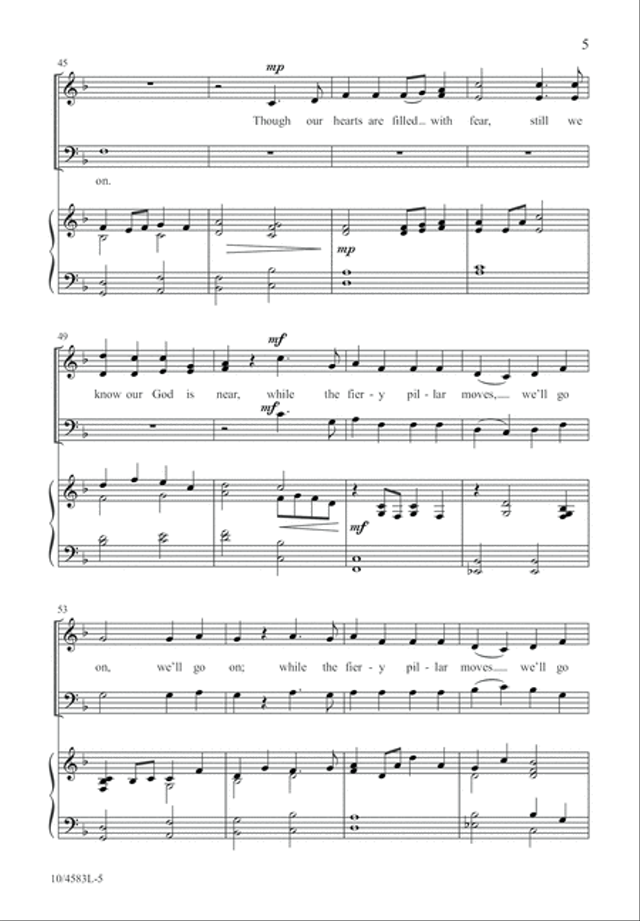 Saints Bound for Heaven Saints Bound for Heaven 4-Part scores gallery preview page 5