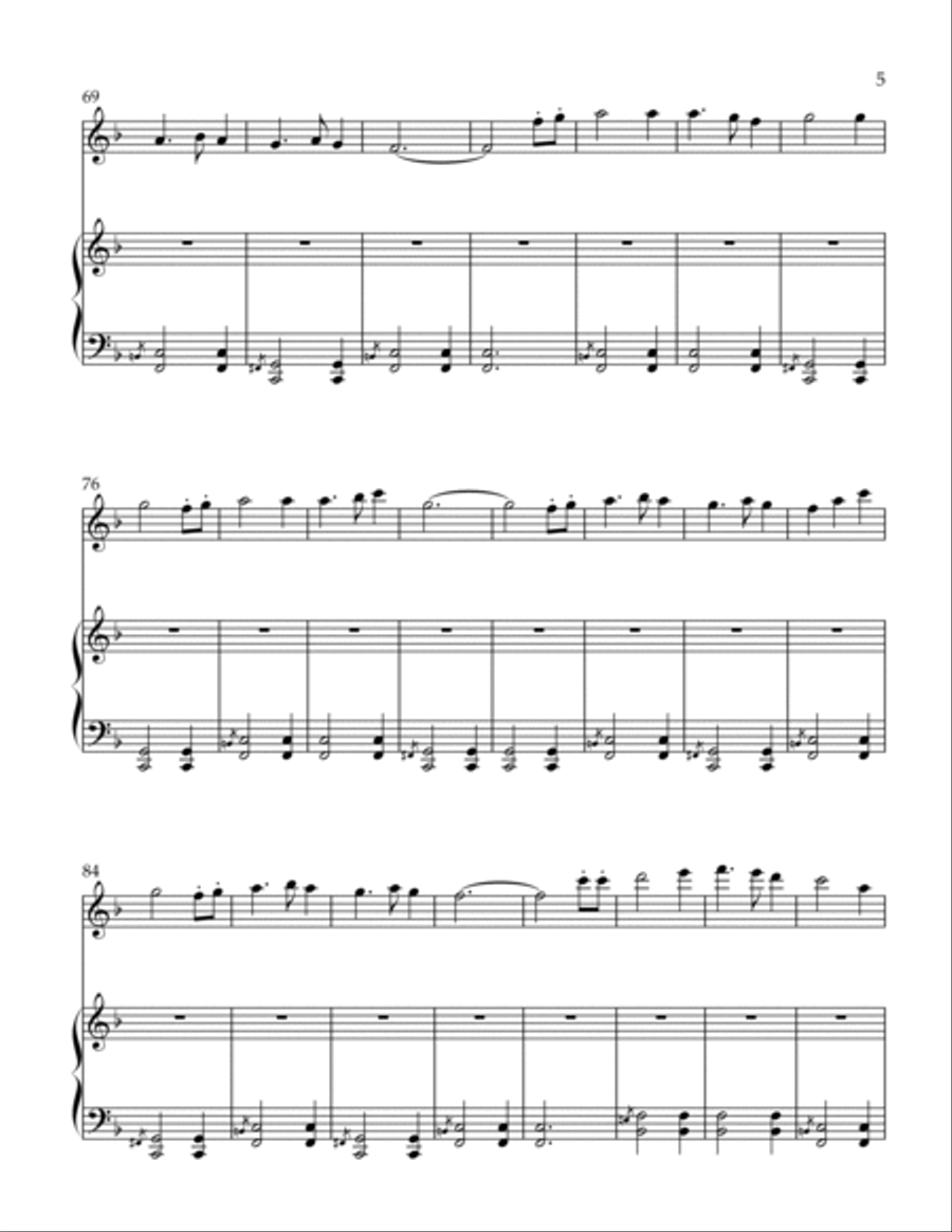 Scenes from the Scottish Highlands Violin Solo scores gallery preview page 5