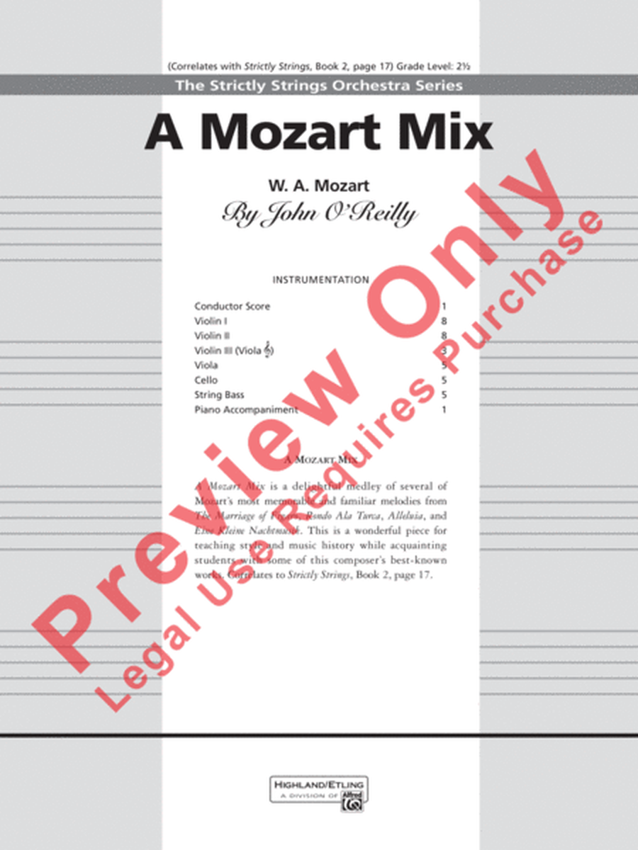 A Mozart Mix