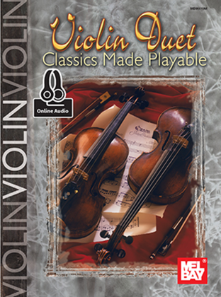Book cover for Violin Duet Classics Made Playable