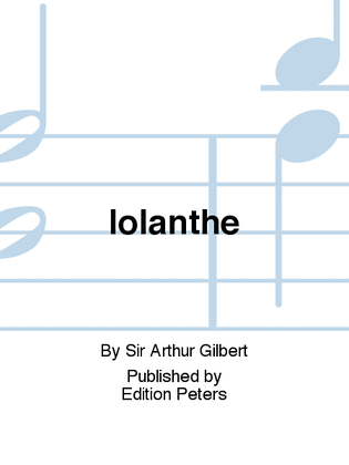 Iolanthe, vocal score