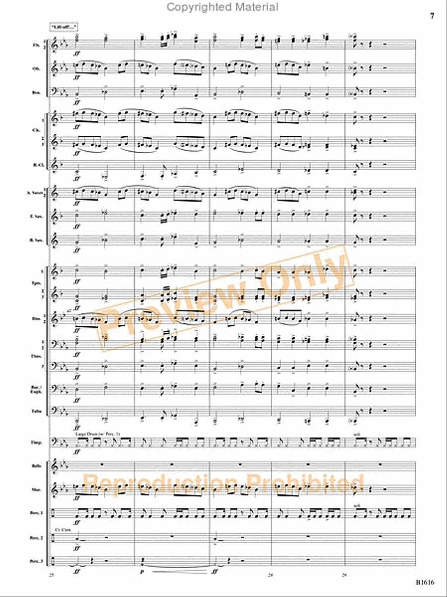 One Giant Leap Concert Band scores gallery preview page 8