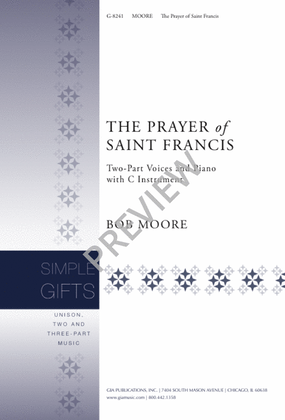 Book cover for The Prayer of Saint Francis
