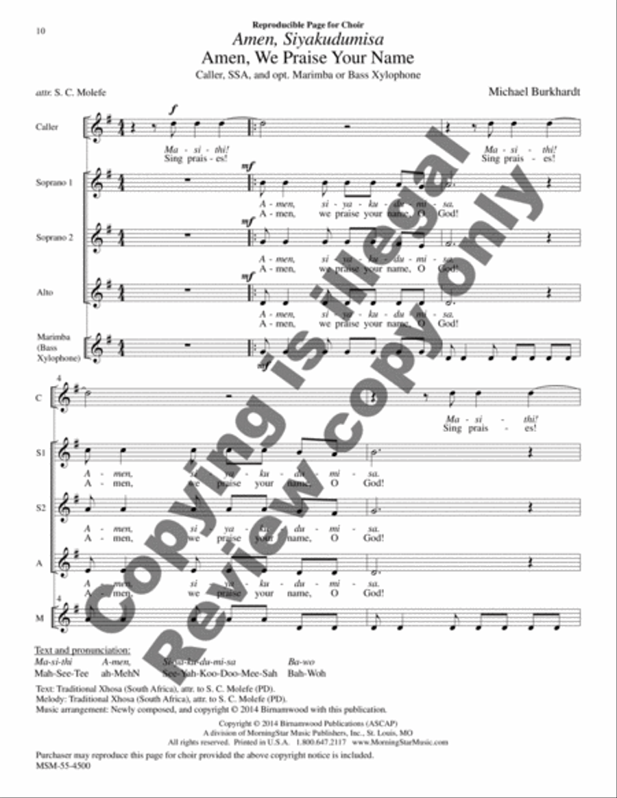 Global Music SA scores gallery preview page 7