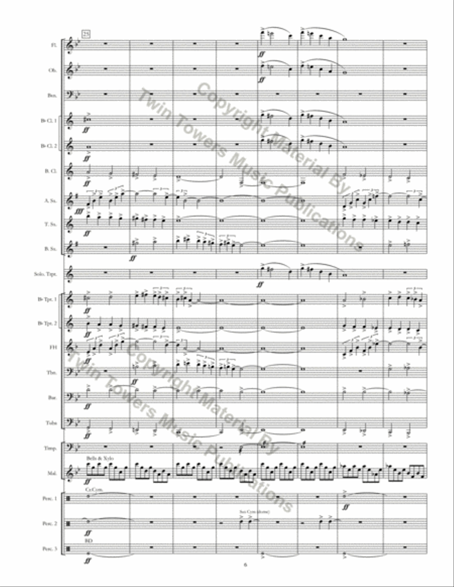Sinfonia Concert Band scores gallery preview page 7