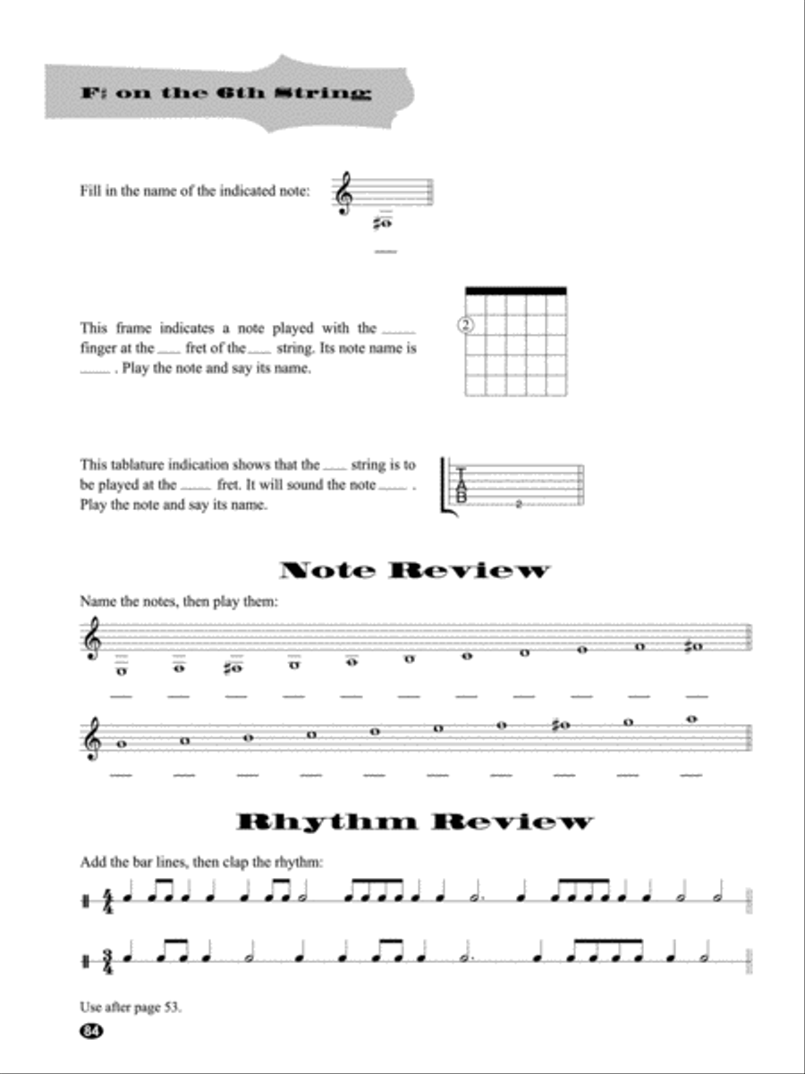 Belwin's 21st Century Guitar Method 1 Complete Guitar scores gallery preview page 7