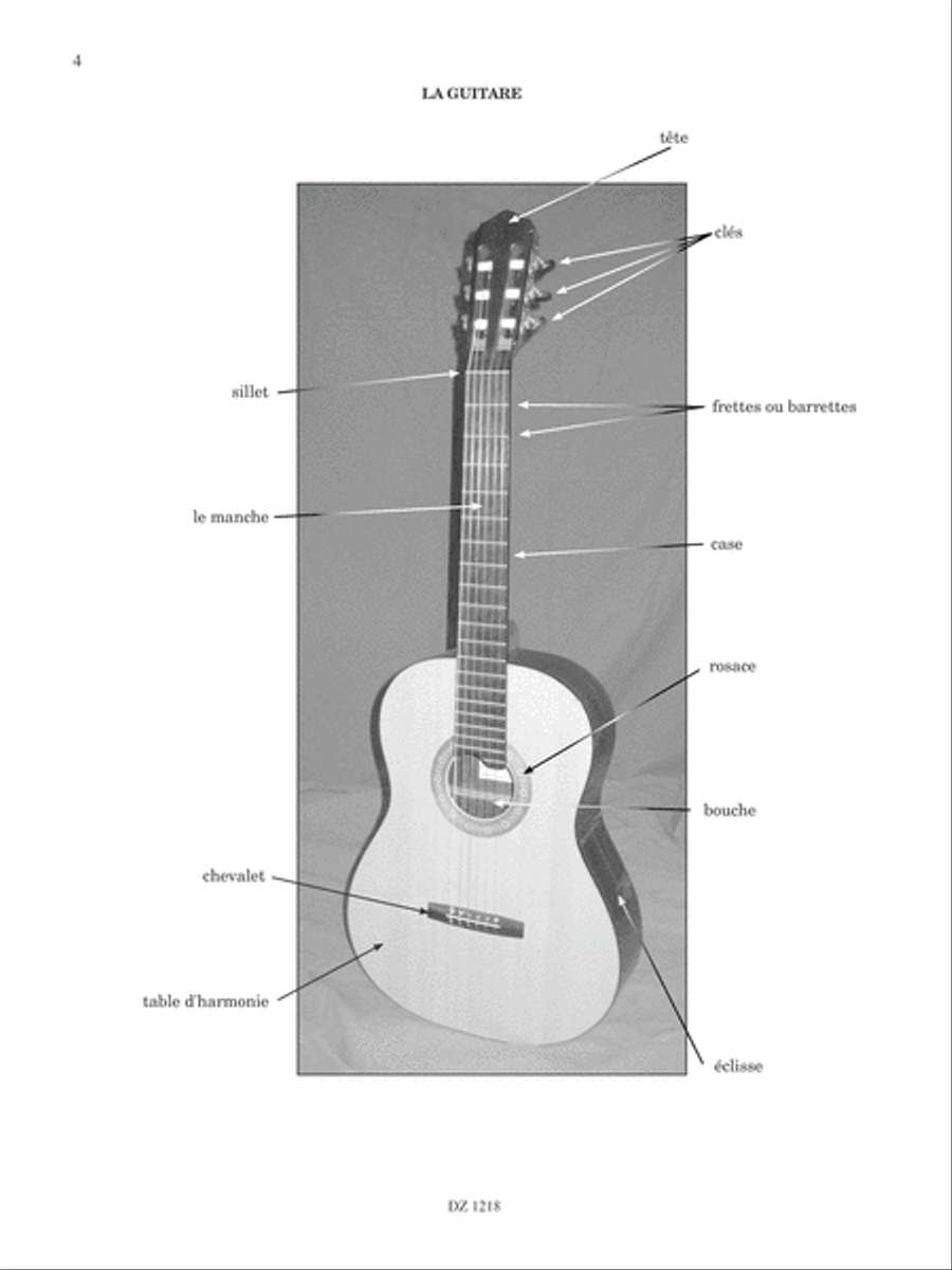Cahier de la guitare Cahier de la guitare Classical Guitar scores gallery preview page 4