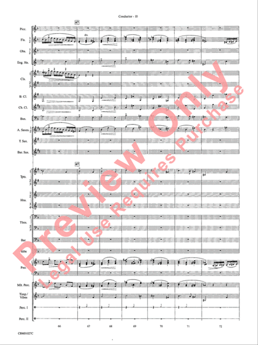 Harry Potter Symphonic Suite Concert Band scores gallery preview page 13