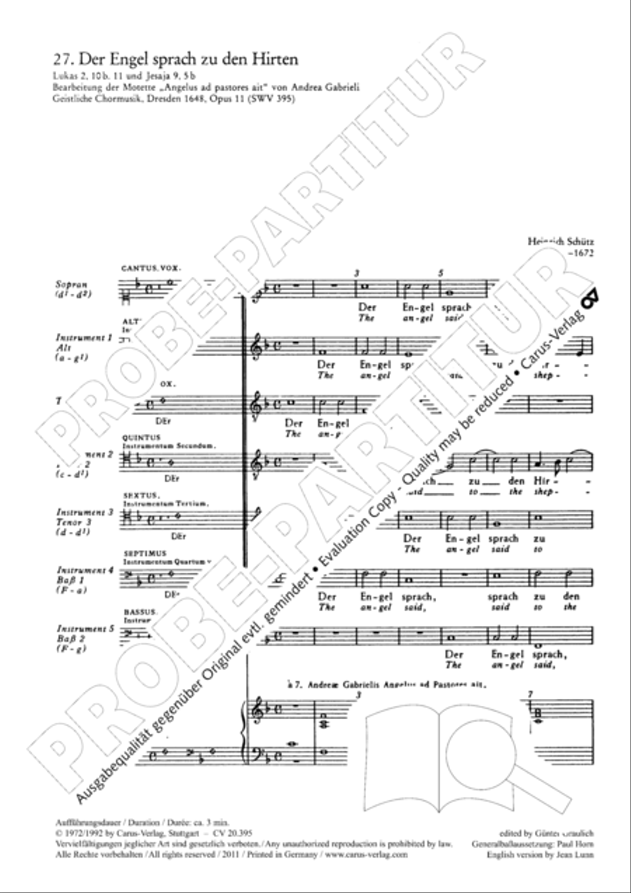 The angel said, said to the shepherds Choir scores gallery preview page 3