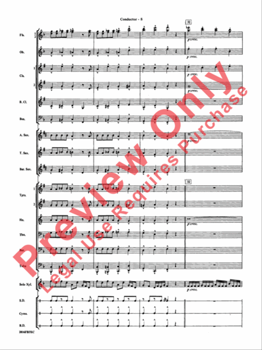 Fiddle-Faddle Concert Band scores gallery preview page 11