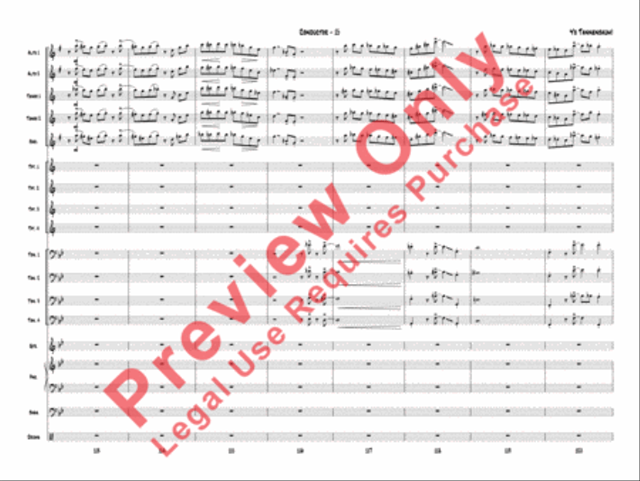 Yo Tannenbaum! Jazz Ensemble scores gallery preview page 18