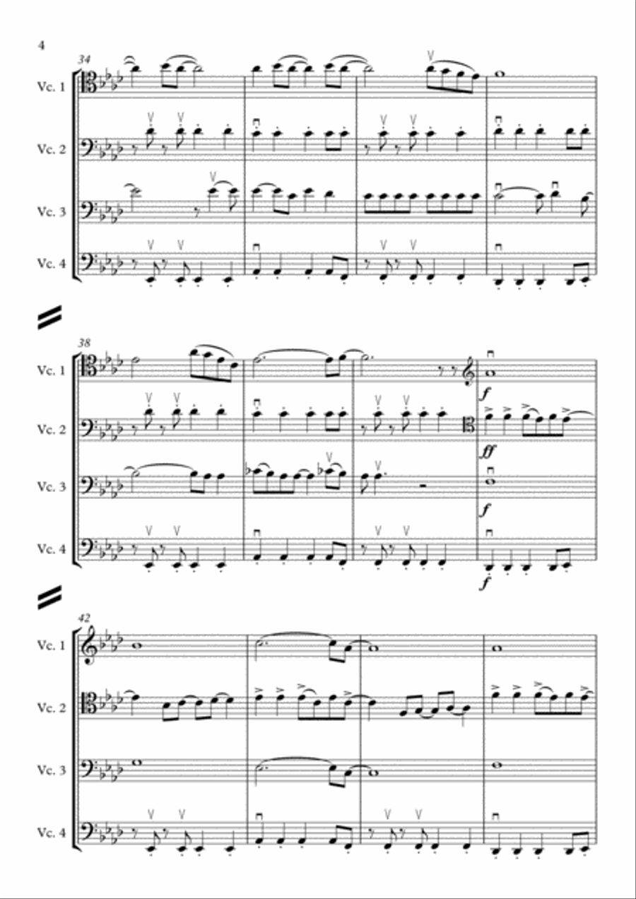 Viva La Vida Chamber Orchestra scores gallery preview page 4