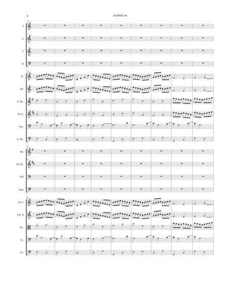 Despertar es una obra full orquesta y coro con una duración aproximada de 10 minutos image number null