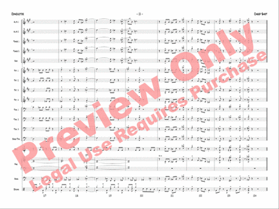 Cheep Shot Cheep Shot Jazz Ensemble scores gallery preview page 18