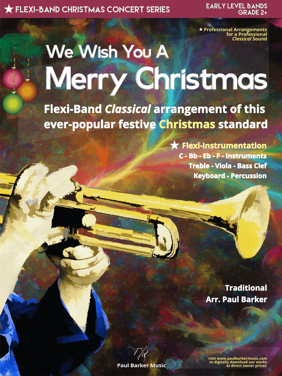 Book cover for We Wish You A Merry Christmas (Flexible Instrumentation)