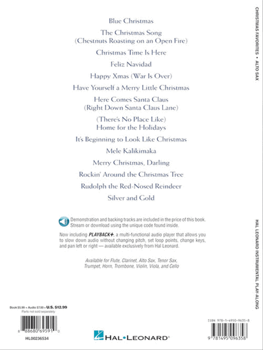 Christmas Favorites Alto Saxophone scores gallery preview page 4