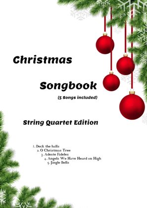 Christmas Song Book (5 songs) - String Quartet Edition