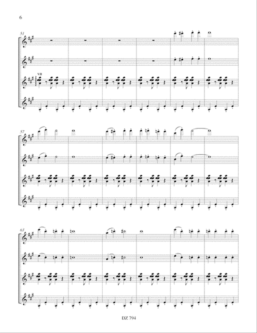 Fredonnements - Cinecitta Guitar Ensemble scores gallery preview page 6