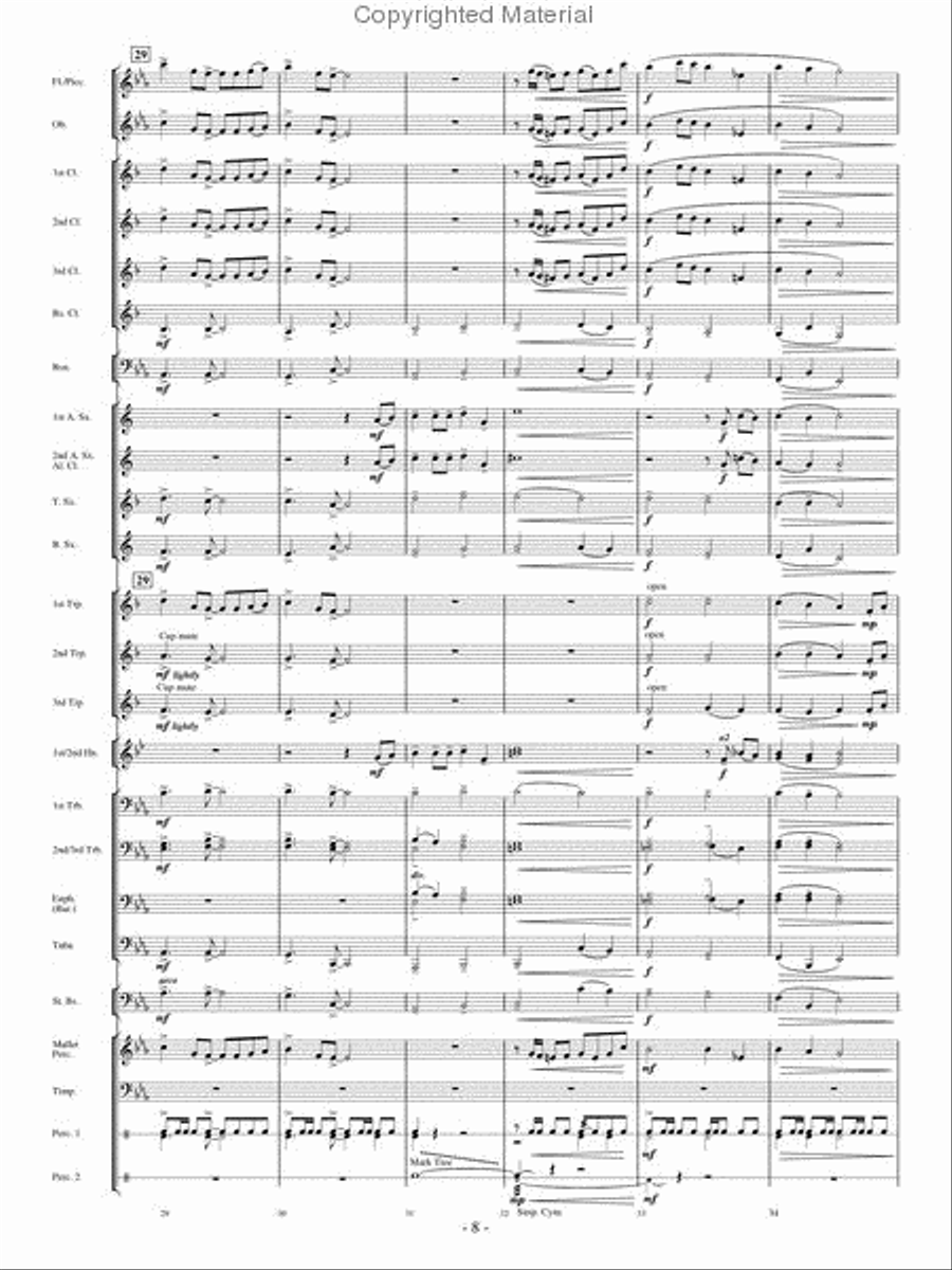 Make A Joyful Noise Concert Band scores gallery preview page 7